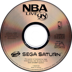 NBA Live 98 - Disc (Europe) - 782x785