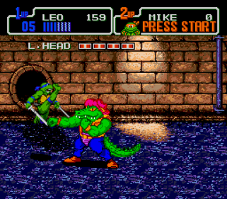 Teenage Mutant Ninja Turtles: The Hyperstone Heist - Screenshot - Gameplay (World) - 512x448