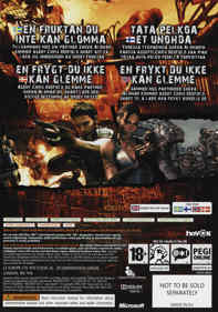 Resident Evil 5 - Box - Back (Europe) - 6052x8623