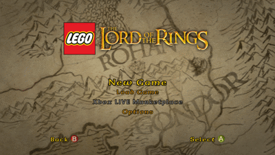 LEGO The Lord of the Rings - Screenshot - Game Select (World) - 1280x720