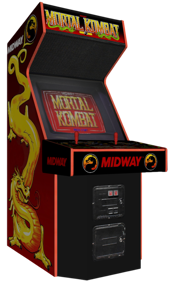 Mortal Kombat - Arcade - Cabinet (North America) - 618x1014