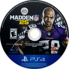 Madden NFL 25 - Disc (North America) - 1547x1537