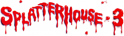 Splatterhouse 3 - Clear Logo (North America) - 1200x353