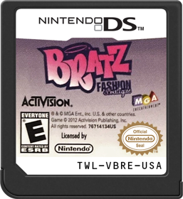 Bratz: Fashion Boutique - Cart - Front (North America) - 517x564
