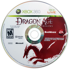 Dragon Age: Origins - Disc (North America) - 855x855