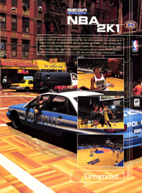 NBA 2K1 - Advertisement Flyer - Front (United States) - 1614x2200