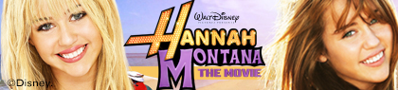 Hannah Montana: The Movie - Banner (World) - 420x95