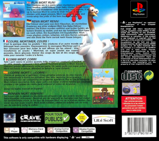 Mort the Chicken - Box - Back (Europe) - 765x680