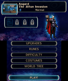 Thor: God of Thunder - Screenshot - Game Select (World) - 900x1080