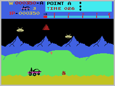 Moon Patrol (Prototype) - Screenshot - Gameplay (World) - 256x192
