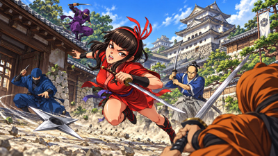 Ninja Princess  - Fanart - Background (World) - 1920x1080
