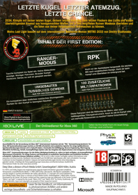 Metro: Last Light - Box - Back (Europe) - 3035x4295