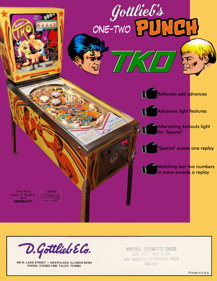 T.K.O. - Advertisement Flyer - Front (World) - 850x1100
