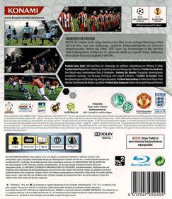PES 2011: Pro Evolution Soccer - Box - Back (Germany) - 693x800