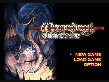 Wizardry Summoner - Screenshot - Game Title (Japan) - 597x448