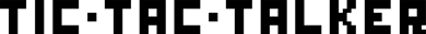 Tic-Tac-Talker - Clear Logo (North America) - 2400x197