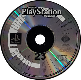 Official U.S. PlayStation Magazine Demo Disc 23 - Disc (North America) - 1341x1314