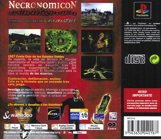 Necronomicon: The Dawning of Darkness - Box - Back (Spain) - 1068x924