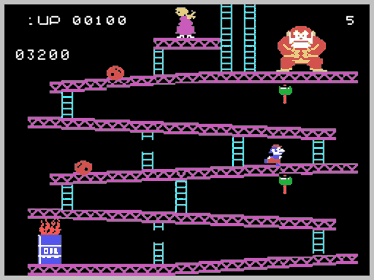 Donkey Kong - Screenshot - Gameplay (World) - 256x192
