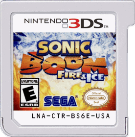 Sonic Boom: Fire & Ice - Cart - Front (North America) - 816x828