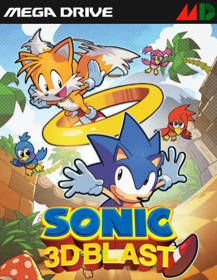 Sonic 3D Blast - Fanart - Box - Front (North America) - 500x646