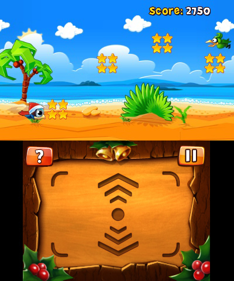 Bird Mania: Christmas 3D - Screenshot - Gameplay (World) - 400x480