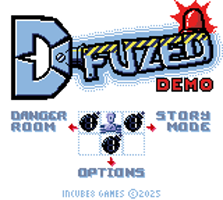 D*Fuzed - Screenshot - Game Title (World) - 160x144