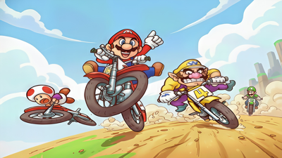 Excitebike: Bun Bun Mario Battle Stadium - Fanart - Background (World) - 1920x1080