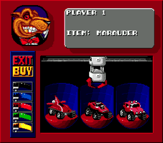 Rock n' Roll Racing - Screenshot - Gameplay (North America) - 256x224
