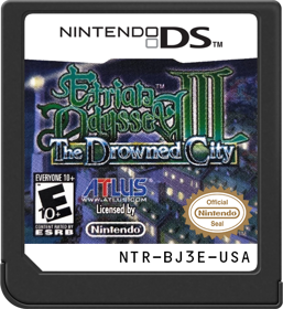 Etrian Odyssey III: The Drowned City - Cart - Front (North America) - 517x564