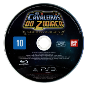 Saint Seiya: Sanctuary Battle - Disc (Brazil) - 503x496