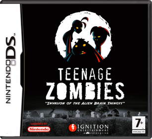 Teenage Zombies: Invasion of the Alien Brain Thingys! - Box - Front - Reconstructed (Europe) - 774x708