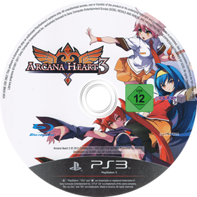 Arcana Heart 3 - Disc (Germany) - 500x500