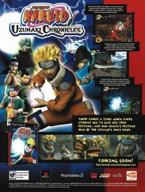 Naruto: Uzumaki Chronicles - Advertisement Flyer - Front (United States) - 1891x2500