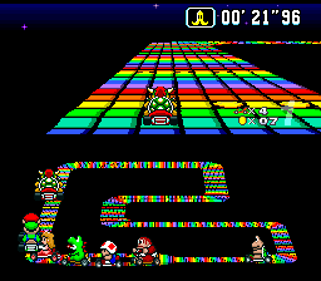 Super Mario Kart - Screenshot - Gameplay (World) - 256x224
