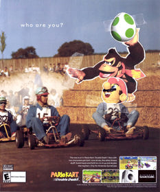 Mario Kart: Double Dash!! - Advertisement Flyer - Front (United States) - 1911x2299
