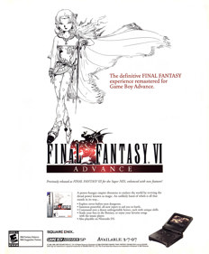 Final Fantasy VI Advance - Advertisement Flyer - Front (United States) - 1800x2178