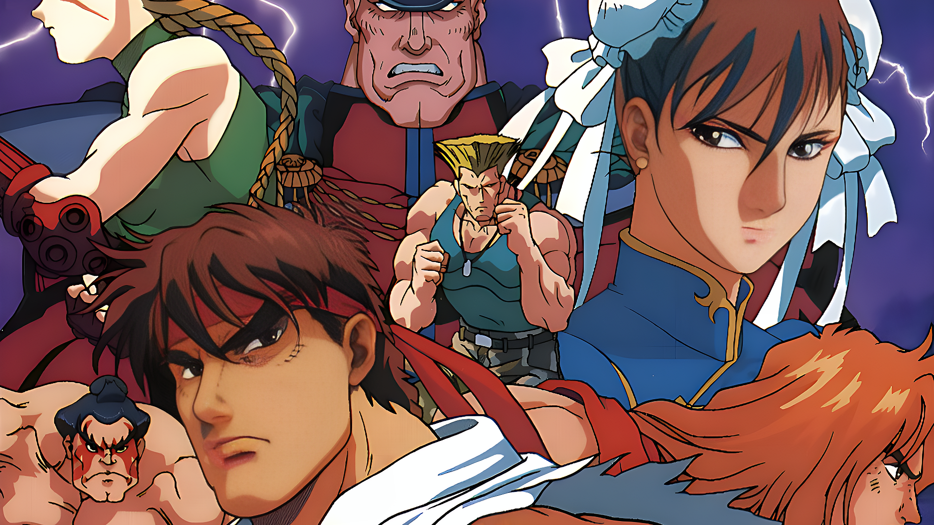 Illustration of Street Fighter II Movie