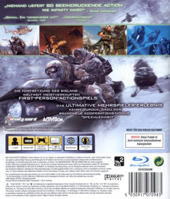 Call of Duty: Modern Warfare 2 - Box - Back (Germany) - 600x704