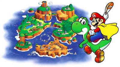 Super Mario Advance 2: Super Mario World - Fanart - Background (World) - 1920x1080
