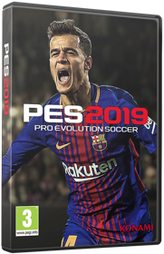 PES 2019: Pro Evolution Soccer - Box - 3D (World) - 567x878