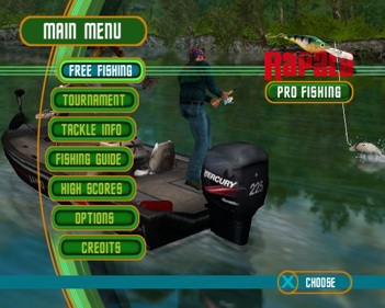 Rapala Pro Fishing - Screenshot - Game Select (World) - 640x512