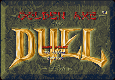 Golden Axe: The Duel - Screenshot - Game Select (North America) - 640x448