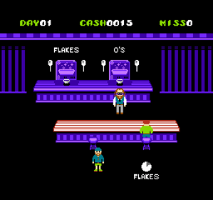 Cereal Cafe - Screenshot - Gameplay (World) - 256x240