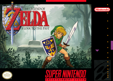 The Legend of Zelda: A Link to the Past - Fanart - Box - Front (North America) - 2150x1543