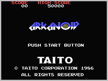 Arkanoid - Screenshot - Game Title (World) - 256x192