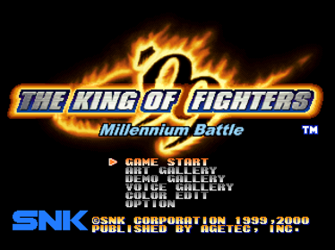 The King of Fighters '99 - Screenshot - Game Title (North America) - 640x480
