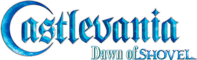 Castlevania: Dawn of Shovel - Clear Logo (World) - 600x184