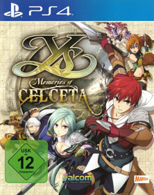 Ys: Memories of Celceta - Box - Front (Germany) - 599x756
