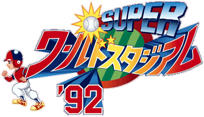 Super World Stadium '92 - Clear Logo (Japan) - 4500x2571